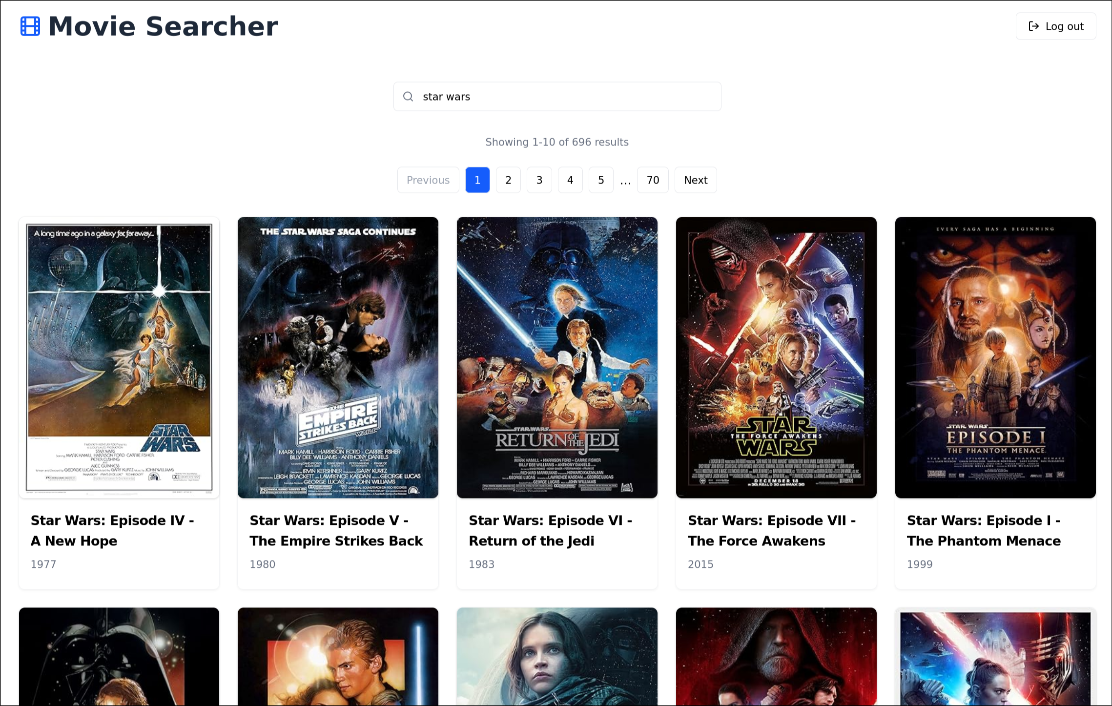 Búsqueda de película